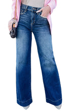 Load image into Gallery viewer, Blue High Rise Wide Leg Jeans | Bottoms/Jeans
