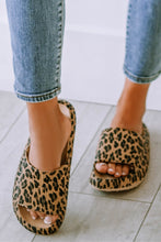 Load image into Gallery viewer, Leopard Print Thick Sole Slip On Slippers | Shoes &amp; Bags/Slippers
