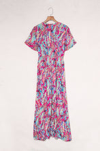 Load image into Gallery viewer, Wrap V Neck Floral Maxi Dress | Dresses/Floral Dresses
