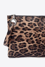 Load image into Gallery viewer, Leopard Print Eco Friendly Leather Wristlet
