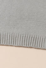 Load image into Gallery viewer, Light Grey Chunky Knit Turtle Neck Drop Shoulder Sweater | Tops/Sweaters &amp; Cardigans
