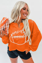 Load image into Gallery viewer, Orange Sweatshirt | Game Day Lettering
