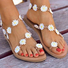Load image into Gallery viewer, Fashion Accessory Sandals | Daisy Open Toe Flat Sandals
