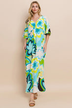 Load image into Gallery viewer, Maxi Dress | Floral Printed Slit Maxi Dress
