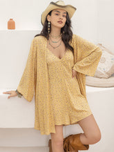 Load image into Gallery viewer, Halter Neck Romper and Cover Up Set
