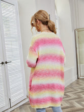 Load image into Gallery viewer, Gradient Open Front Cardigan Sweater
