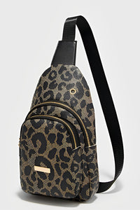 Leopard Print PU Sling Bag | Shoes & Bags/Crossbody Bags