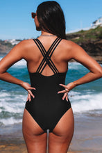 Load image into Gallery viewer, Floral Splicing Leopard Print Color Block Mesh One Piece Swimsuit | Swimwear/One Piece Swimsuit
