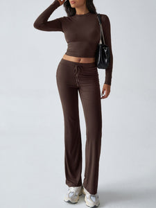 Long Sleeve Top and Pants Set