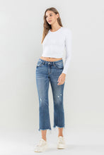 Load image into Gallery viewer, Womens Blue Jeans | Lovervet Mid Rise Frayed Hem Blue Jeans | Blue Jeans
