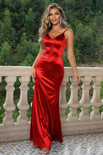 Load image into Gallery viewer, Sexy Formal Dress | Red Strappy Backless Maxi Dress
