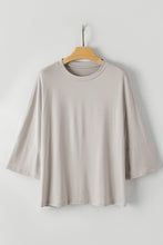 Load image into Gallery viewer, Gray Oversized Flowy Dropped Shoulder T-shirt
