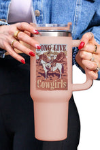 Load image into Gallery viewer, Double Insulated Cup | Pink Western Cowgirls Graphic Stainless
