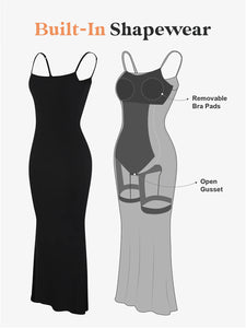 Black Maxi Dress | Shapewear Sleeveless