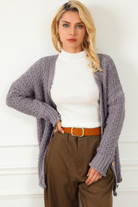 Cable Knit Cardigan | Vintage Button Front