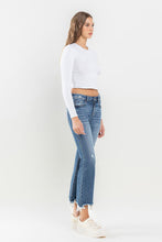 Load image into Gallery viewer, Womens Blue Jeans | Lovervet Mid Rise Frayed Hem Blue Jeans | Blue Jeans
