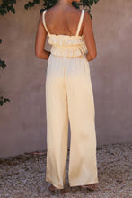 Load image into Gallery viewer, Wide Leg Pants Set | Ruffled Sleeveless Top and Pants
