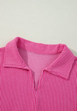 Load image into Gallery viewer, Texture Collared Neck Blouse
