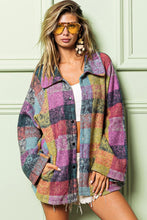 Load image into Gallery viewer, Plaid Jacket | Multi-Color Pocketed Shacket
