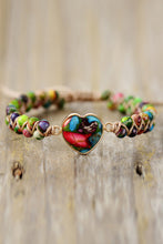 Load image into Gallery viewer, Handmade Heart Natural Stone Bracelet
