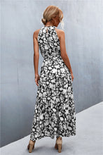 Load image into Gallery viewer, Grecian Casual Maxi Dress | Tie Waist Sleeveless
