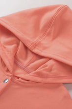 Load image into Gallery viewer, Orange Batwing Sleeve Pocketed Henley Hoodie | Tops/Sweatshirts &amp; Hoodies
