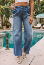 Load image into Gallery viewer, Blue Slouchy Wide Leg Jeans | Bottoms/Jeans
