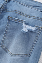 Load image into Gallery viewer, Light Blue Distressed Boyfriend Denim Pants
