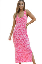 Load image into Gallery viewer, Leopard Print Sleeveless Maxi Dress | Dresses/Maxi Dresses
