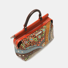 Load image into Gallery viewer, Stitch Detail Nicole Lee Handbag | USA Inlaid Stud Handbag
