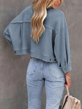 Load image into Gallery viewer, Button Up Denim Jacket | Long Sleeve Pockets
