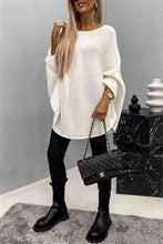 Load image into Gallery viewer, Batwing Sleeve Sweater | Round Neck Sweater
