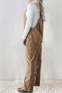 Wide Strap Overalls | Square Neck Pocketed Overalls