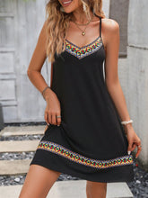 Load image into Gallery viewer, Mini Dress | V-Neck Spaghetti Strap Cami Dress
