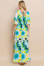 Load image into Gallery viewer, Maxi Dress | Floral Printed Slit Maxi Dress
