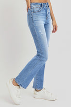 Load image into Gallery viewer, RISEN Distressed High-Rise Ankle Jeans
