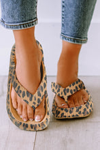 Load image into Gallery viewer, Leopard Print Thick Sole Flip Flops | Shoes &amp; Bags/Slippers
