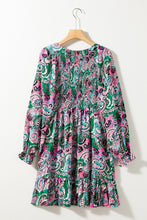 Load image into Gallery viewer, Boho Paisley Print Ruffle Hem Dress
