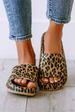 Load image into Gallery viewer, Leopard Print Thick Sole Slip On Slippers | Shoes &amp; Bags/Slippers
