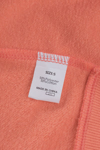 Orange Batwing Sleeve Pocketed Henley Hoodie | Tops/Sweatshirts & Hoodies