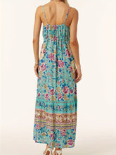 Load image into Gallery viewer, Bohemian Cami Dress | Printed Scoop Neck Midi Dress
