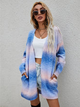 Load image into Gallery viewer, Gradient Open Front Cardigan Sweater
