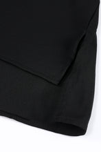 Load image into Gallery viewer, Black 3/4 Puff Sleeve Oversize Shirt | Tops/Blouses &amp; Shirts
