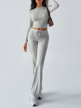 Load image into Gallery viewer, Long Sleeve Top and Pants Set
