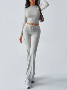 Long Sleeve Top and Pants Set