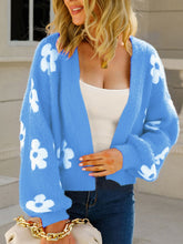 Load image into Gallery viewer, Angel Wings Flower Cardigan Sweater
