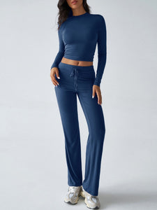 Long Sleeve Top and Pants Set