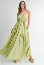 Load image into Gallery viewer, Maxi Dress | Cutout Waist Backless Maxi Dress
