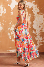 Load image into Gallery viewer, Maxi Dress | Printed Tie Shoulder Tiered Dress
