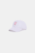 Load image into Gallery viewer, Ribbon Bow Chenille Patch Baseball Cap
